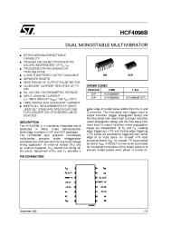 Datasheet HCF4098BEY manufacturer STMicroelectronics